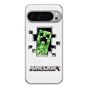 Чохол Майнкрафт на Google Pixel 10 Pro XL (AlphaPrint) Minecraft (кріпер Майнкрафт)