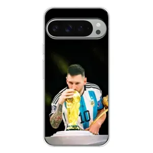 Чехлы для Google Pixel 10 Pro XL (Leo чемпион) (AlphaPrint) (Кубок Месси)