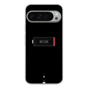 Чехлы для любимой на Пиксель 10 Про ХЛ (VPrint) (Love battery)