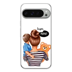 Чохол з друком для Google Pixel 10 Pro XL - (Мама з дитинкою) (AlphaPrint) (Мама з синочком)