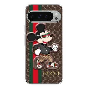 Чохли  GUCCI для Піксель 10 Про ХЛ (AlphaPrint) (Маус Гуччі)