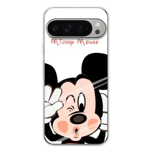 Эксклюзивный чехол для Google Pixel 10 Pro XL (AlphaPrint - Мультяшные) (Маус Микки)