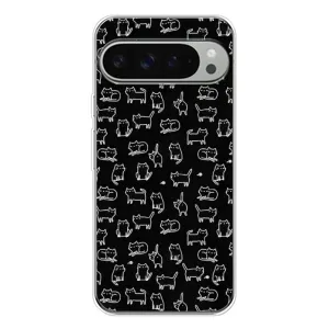 Чохол з принтом для Google Pixel 10 Pro XL (AlphaPrint) Модні коти (Маленькі котики)