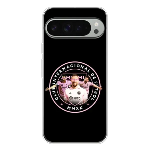 Чехол с принтом «Месси в лого» для Google Pixel 10 Pro XL Чехол с принтом «Месси в лого» для Google Pixel 10 Pro XL