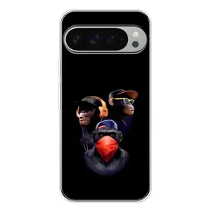 Чехол с принтом «Три обезьяны» для Google Pixel 10 Pro XL