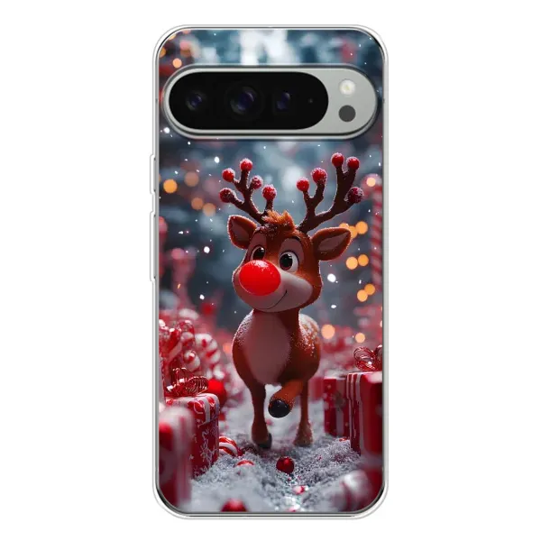 Чохол з принтом «Олень серед подарунків» для Google Pixel 10 Pro XL