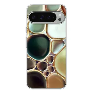 Мраморный чехол на Google Pixel 10 Pro XL (VPrint) (Радужный Мрамор)