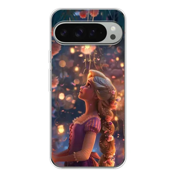 Чехол с принтом «Рапунцель фонарики» для Google Pixel 10 Pro XL Чехол с принтом «Рапунцель фонарики» для Google Pixel 10 Pro XL