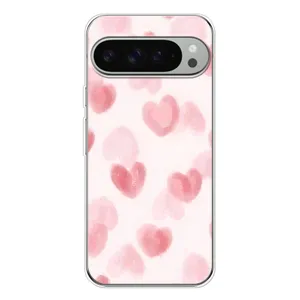 Чохол з розовим принтом для Google Pixel 10 Pro XL (Рожеві сердечки)
