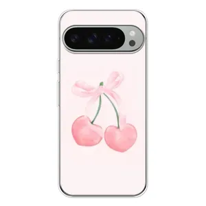 Чохол з розовим принтом для Google Pixel 10 Pro XL (Рожеві вишні)