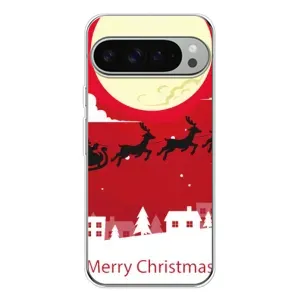 Різдвяні Чохли для Google Pixel 10 Pro XL (VPrint) (Санта з оленями)