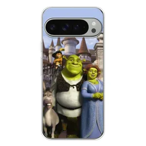 Чехол с мультфильмом Шрек на Google Pixel 10 Pro XL (Сказочные герои Шрека)