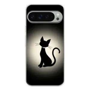 Чохол з принтом для Google Pixel 10 Pro XL (AlphaPrint) Модні коти (Силует котика)