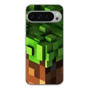 Чохол Майнкрафт на Google Pixel 10 Pro XL (AlphaPrint) Minecraft (текстура Майнкрафт)