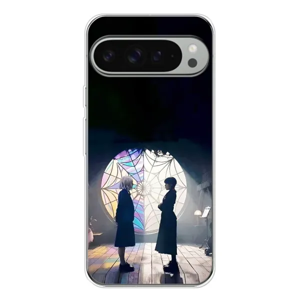 Чохол з принтом «Венздей та Інід» для Google Pixel 10 Pro XL Чохол з принтом «Венздей та Інід» для Google Pixel 10 Pro XL