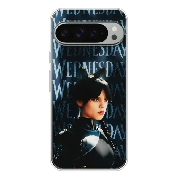 Чохол з принтом «Венздей кішка» для Google Pixel 10 Pro XL Чохол з принтом «Венздей кішка» для Google Pixel 10 Pro XL