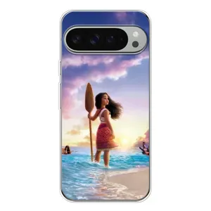 Чехол с мультфильмом Моана Google Pixel 10 Pro XL (Моана с веслом)