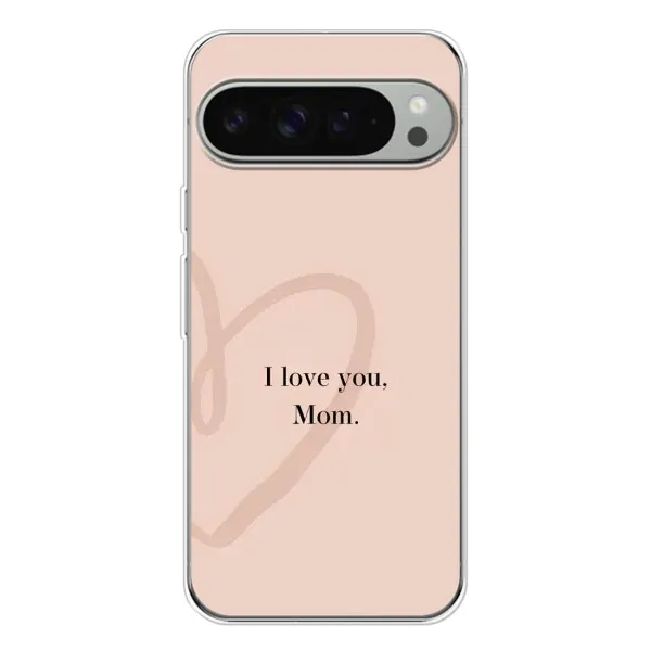 Чехол с принтом «Сердце маме» для Google Pixel 10 Pro XL Чехол с принтом «Сердце маме» для Google Pixel 10 Pro XL