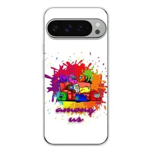 Чехол Амонг Ас для Google Pixel 10 Pro XL (AlphaPrint) (Яркий АмонгАс)