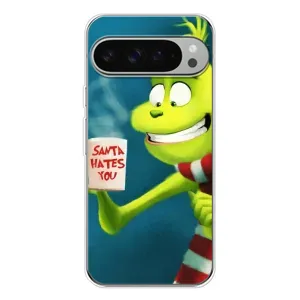 Різдвяні Чохли для Google Pixel 10 Pro XL (VPrint) (Зелений Грінч)