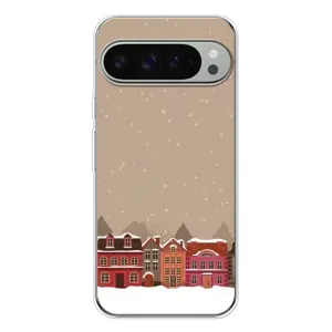 Новорічні, Святкові Чохли для Google Pixel 10 Pro XL - 2024 год (Зимове місто)