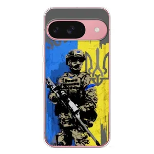 Чехлы с картинкой ЗСУ для Google Pixel 10 Pro (AlphaPrint) (АРТ солдат)