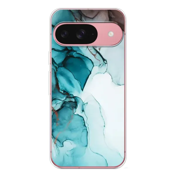 Чехол с принтом «Бирюзовый мрамор» для Google Pixel 10 Pro Чехол с принтом «Бирюзовый мрамор» для Google Pixel 10 Pro
