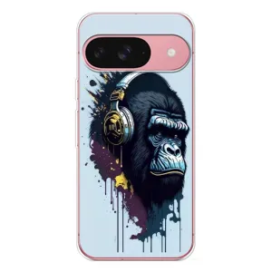 Чохол з принтом «Горила в навушниках» для Google Pixel 10 Pro