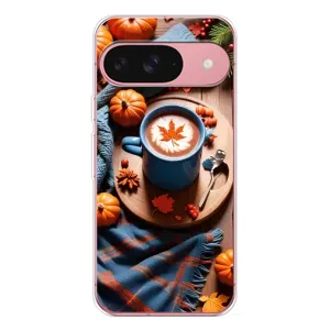 Чехол с принтом «Кофе и тыковки» для Google Pixel 10 Pro