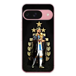 Чехлы для Google Pixel 10 Pro (Leo чемпион) (AlphaPrint) (Месси Король)