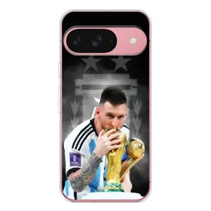 Чехлы для Google Pixel 10 Pro (Leo чемпион) (AlphaPrint) (Месси Чемпион)