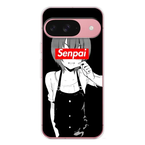 Чохол з принтом «Senpai» для Google Pixel 10 Pro