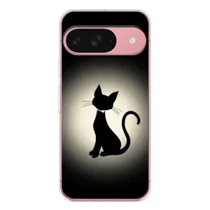 Чохол з принтом «Силует котика» для Google Pixel 10 Pro