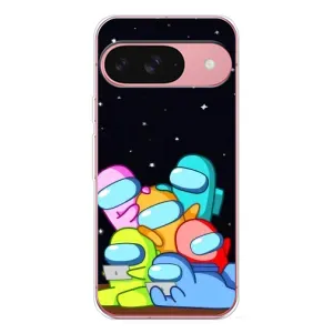 Чехол Амонг Ас для Google Pixel 10 Pro (AlphaPrint) (Скины в космосе)