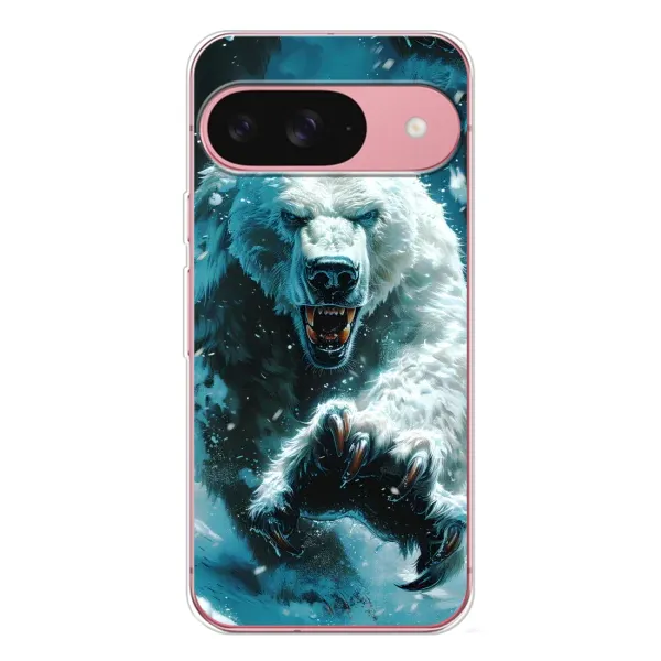 Чехол с принтом «Полярный медведь» для Google Pixel 10 Pro