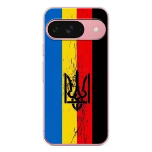 Украинские Чехлы для Google Pixel 10 с картинкой УПА (AlphaPrint) (Прапор УПА)
