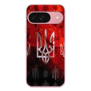 Украинские Чехлы для Google Pixel 10 с картинкой УПА (AlphaPrint) (ГЕРБ УПА)