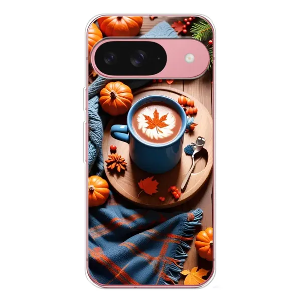 Чохол з принтом «Кава і гарбузики» для Google Pixel 10 Чохол з принтом «Кава і гарбузики» для Google Pixel 10