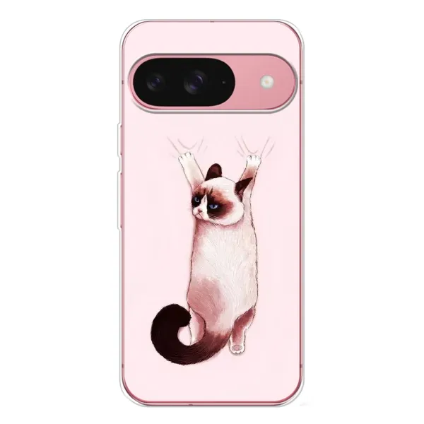 Чехол с принтом «Котик падает» для Google Pixel 10