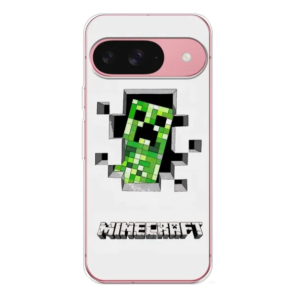 Чехол с принтом «крипер Майнкрафт» для Google Pixel 10 Чехол с принтом «крипер Майнкрафт» для Google Pixel 10