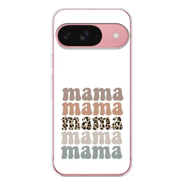 Чехол с принтом «Текстовый коллаж мама» для Google Pixel 10 Чехол с принтом «Текстовый коллаж мама» для Google Pixel 10