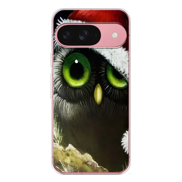 Чехол с принтом «Новогодняя Сова» для Google Pixel 10