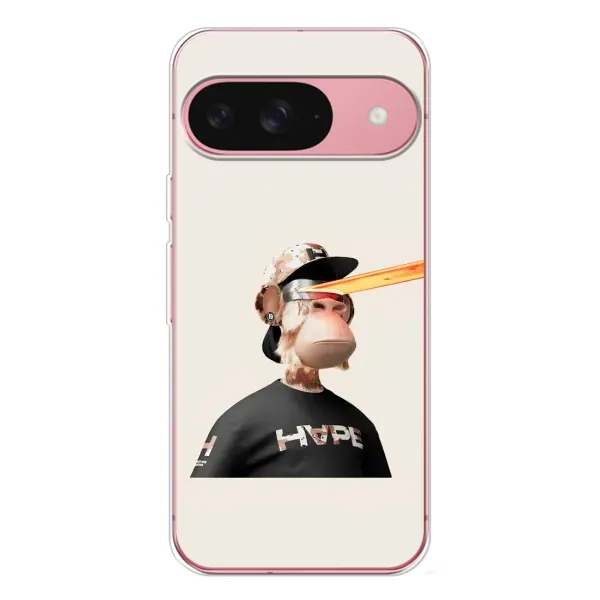 Чехол с принтом «обезьяна NFT в очках» для Google Pixel 10