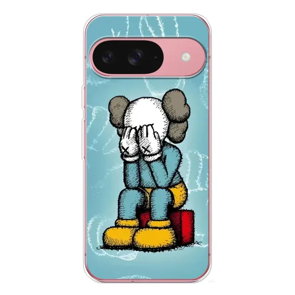 Чехол с принтом «Плач Bearbrick» для Google Pixel 10