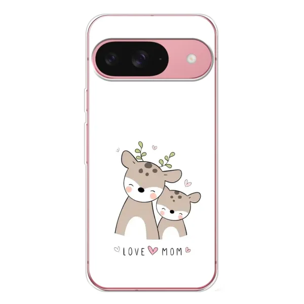 Чехол с принтом «Оленята мама и малыш» для Google Pixel 10 Чехол с принтом «Оленята мама и малыш» для Google Pixel 10