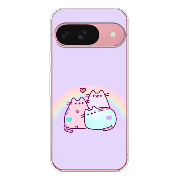 Чехол с принтом «Радужные котики» для Google Pixel 10