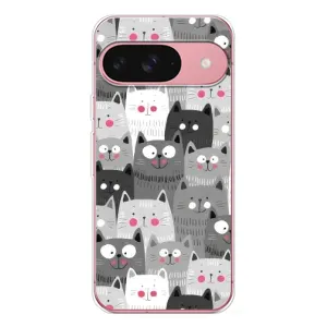 Чехол с принтом «Рисованные котики» для Google Pixel 10