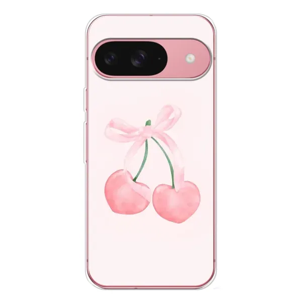 Чохол з принтом «Рожеві вишні» для Google Pixel 10