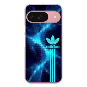 Чохли Адидас для Google Pixel 10 (AlphaPrint) (Синій Адідас)