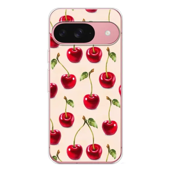 Чохол з принтом «Черешня» для Google Pixel 10